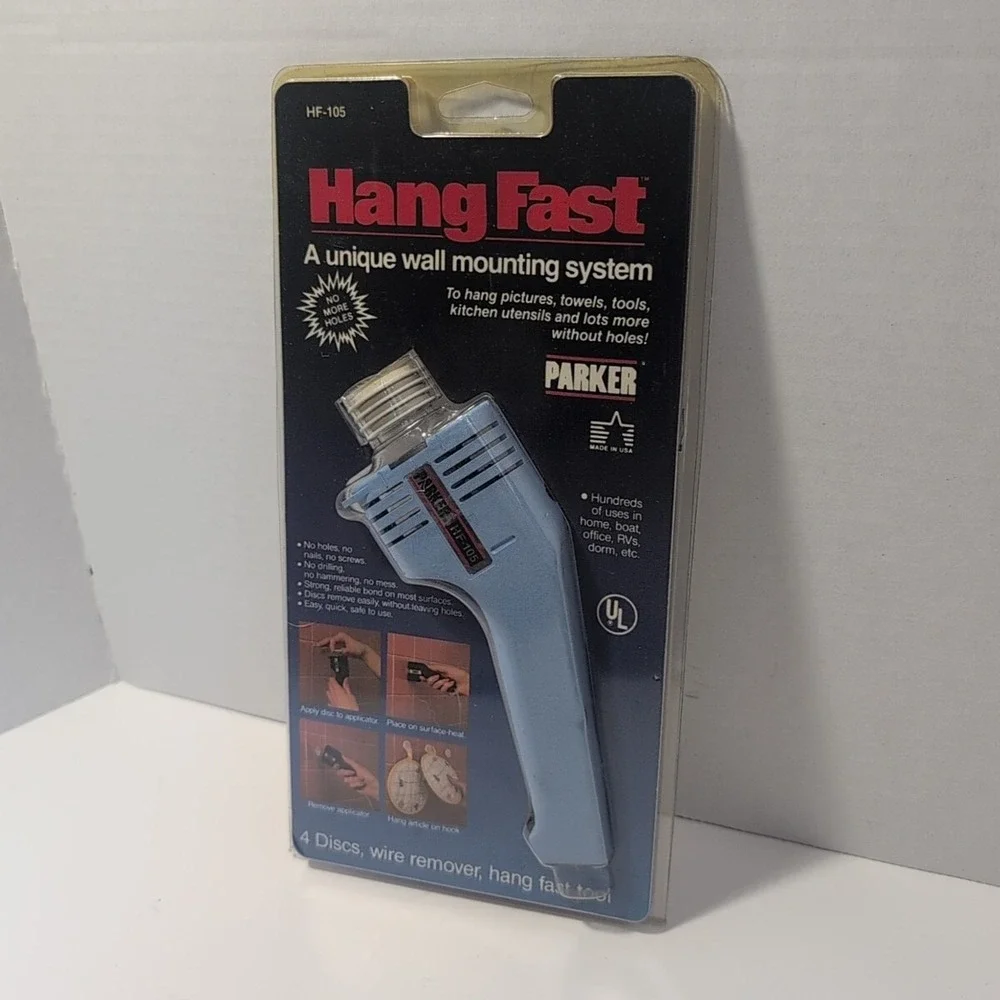 Vintage Sears Hang Fast A Unique Wall Mounting System #980481 Made In USA Sealed